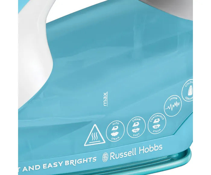 Russell Hobbs Iron, 2400 Watts, Blue Russell Hobbs Iron, 2400 Watts, Blue