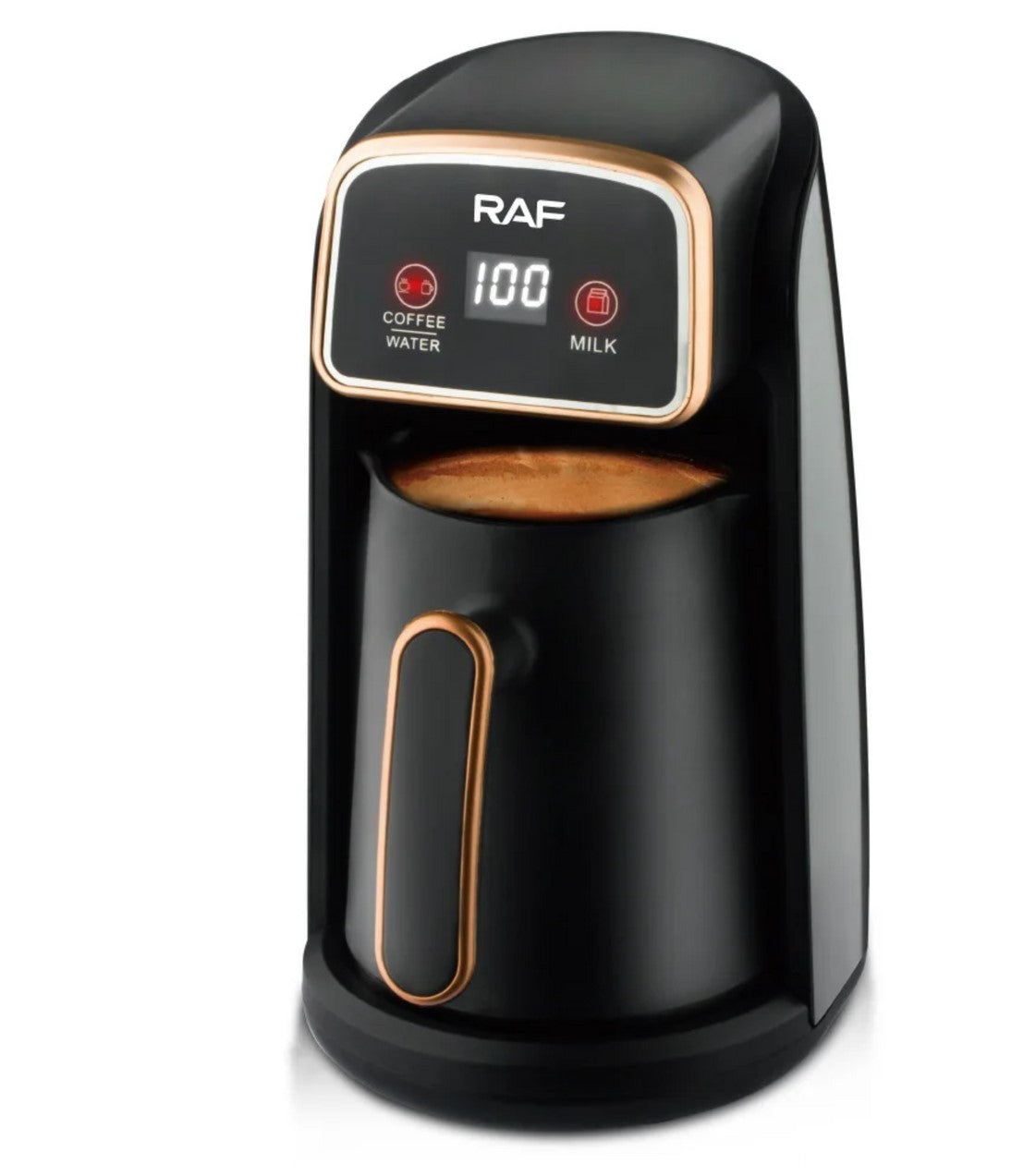 RAF Turkish Coffee Maker, 600Watts, 300Ml, Multi Usage, Black RAF Turkish Coffee Maker, 600Watts, 300Ml, Multi Usage, Black