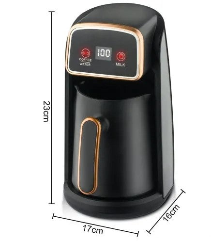 RAF Turkish Coffee Maker, 600Watts, 300Ml, Multi Usage, Black RAF Turkish Coffee Maker, 600Watts, 300Ml, Multi Usage, Black