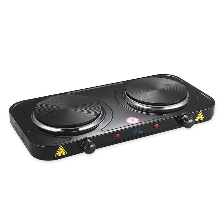 R.8020AB / RAF Hot Plate Ceramic 1000W+1000W 1000 WATT / STEEL