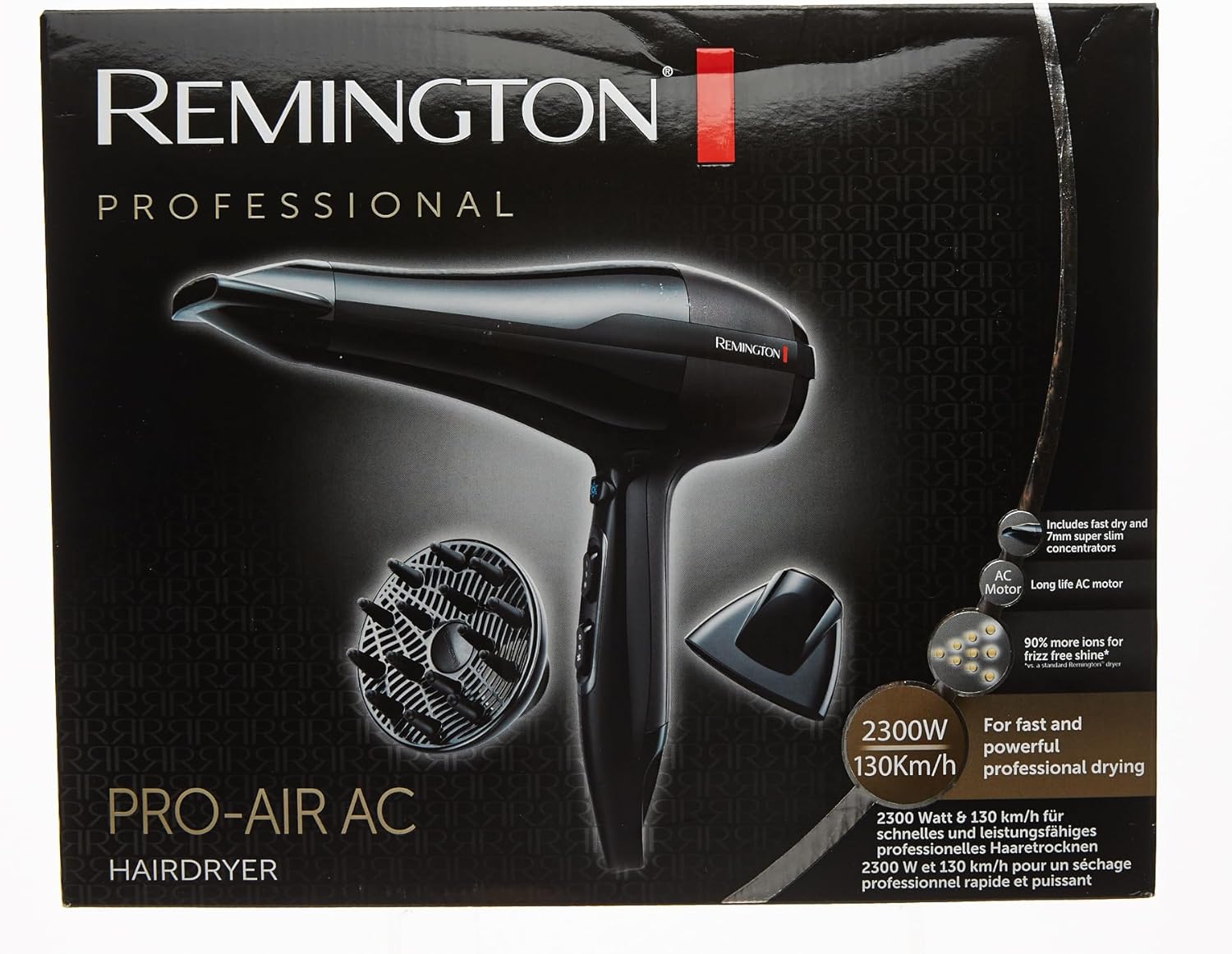 Remington Hairdryer, 2300Watts, Black