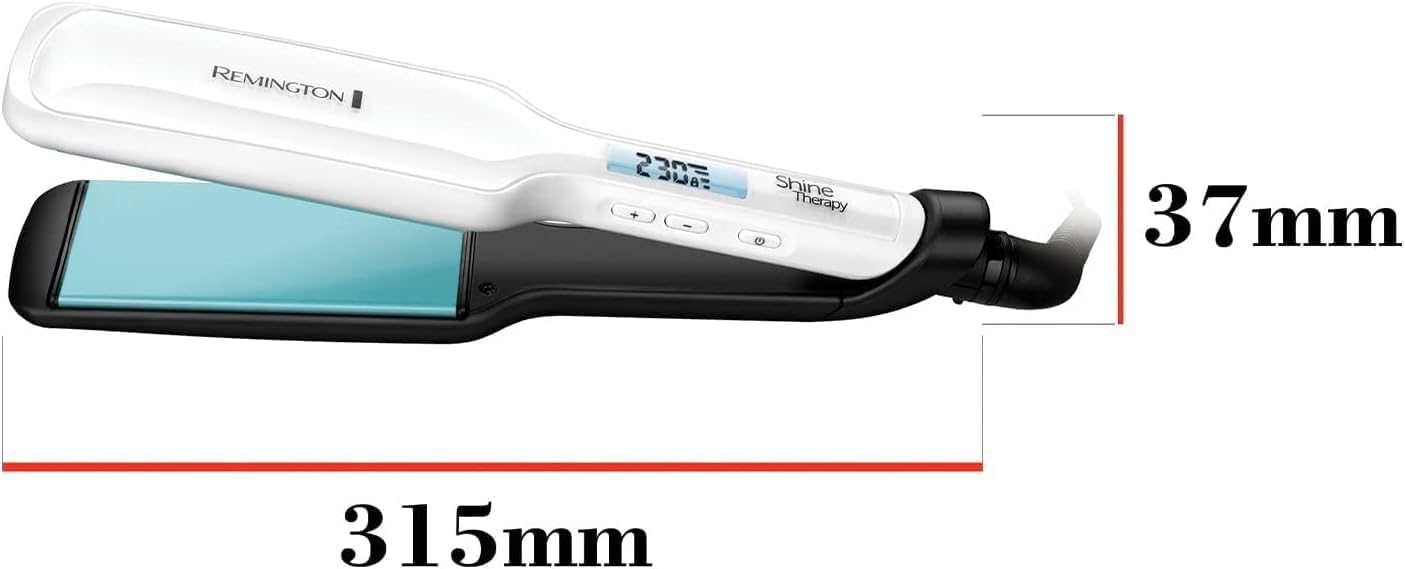 Remington Straightener Ceramic, 150C–230C, White Remington Straightener Ceramic, 150C–230C, White