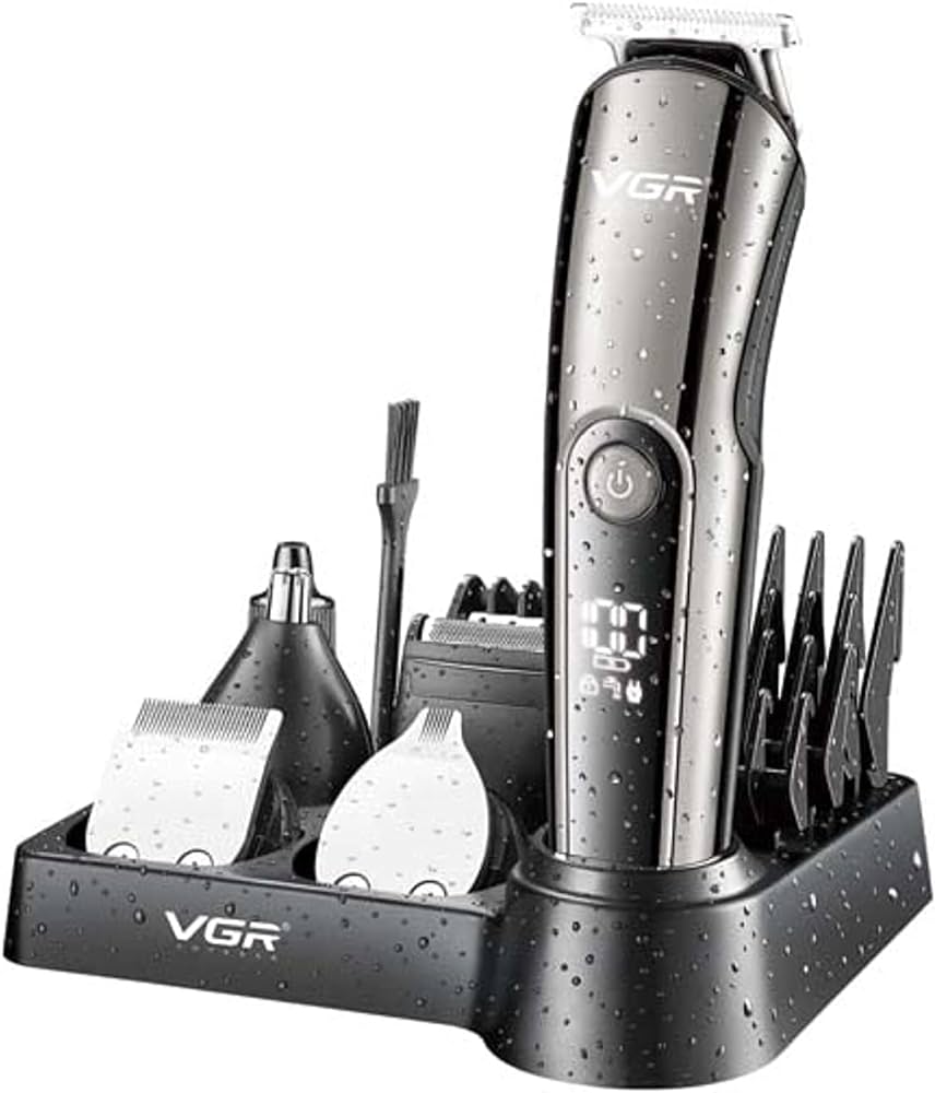 V-107 / VGR Professional Grooming set 11 in 1 Grooming / 11 in 1 / BLACK