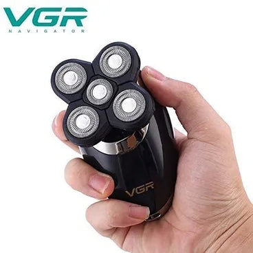 V-302 / VGR Fully Washable rotary  Shaver 4 in 1 shaver / 4 in 1 / BLACK