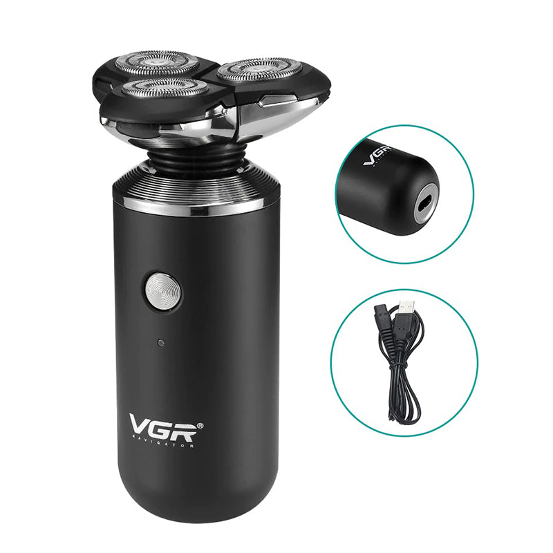 V-317 / VGR Professional rotary Shaving Machine Waterproof shaver / Waterproof / BLACK