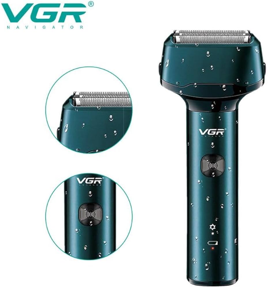 V-370 / VGR Wet & Dry Electric Men shaver shaver / Wet & Dry / BLACK