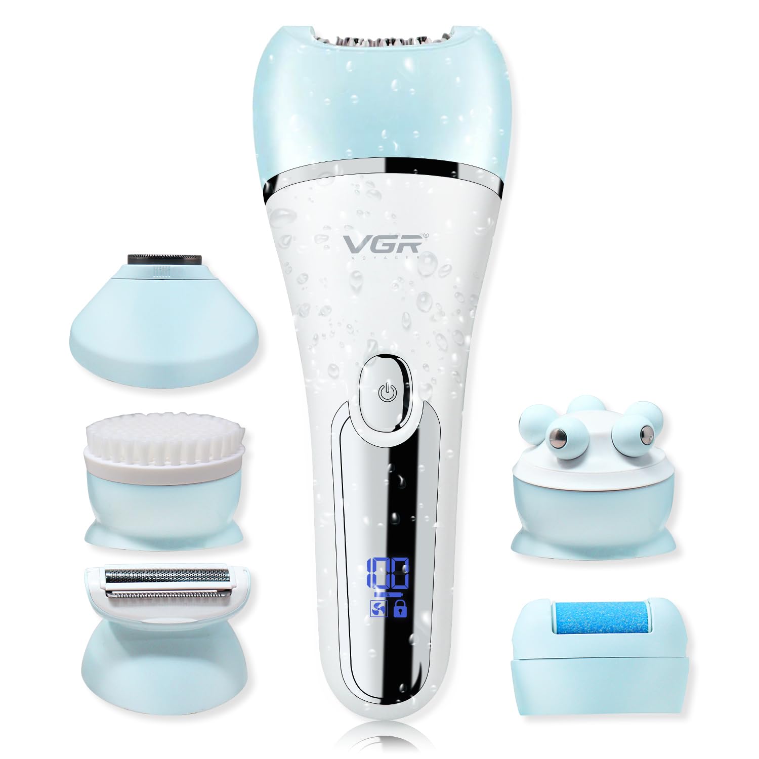 V-703 / VGR Professional Ladies Grooming Kit 6 in 1 Grooming / 6 in 1 / BLACK