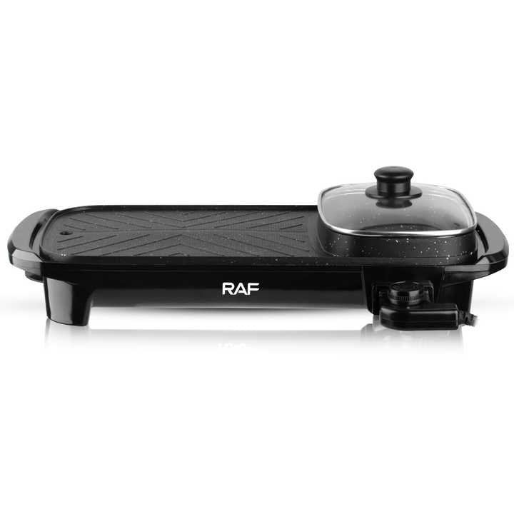 Raf Flat Grill, 1500 Watts, Black