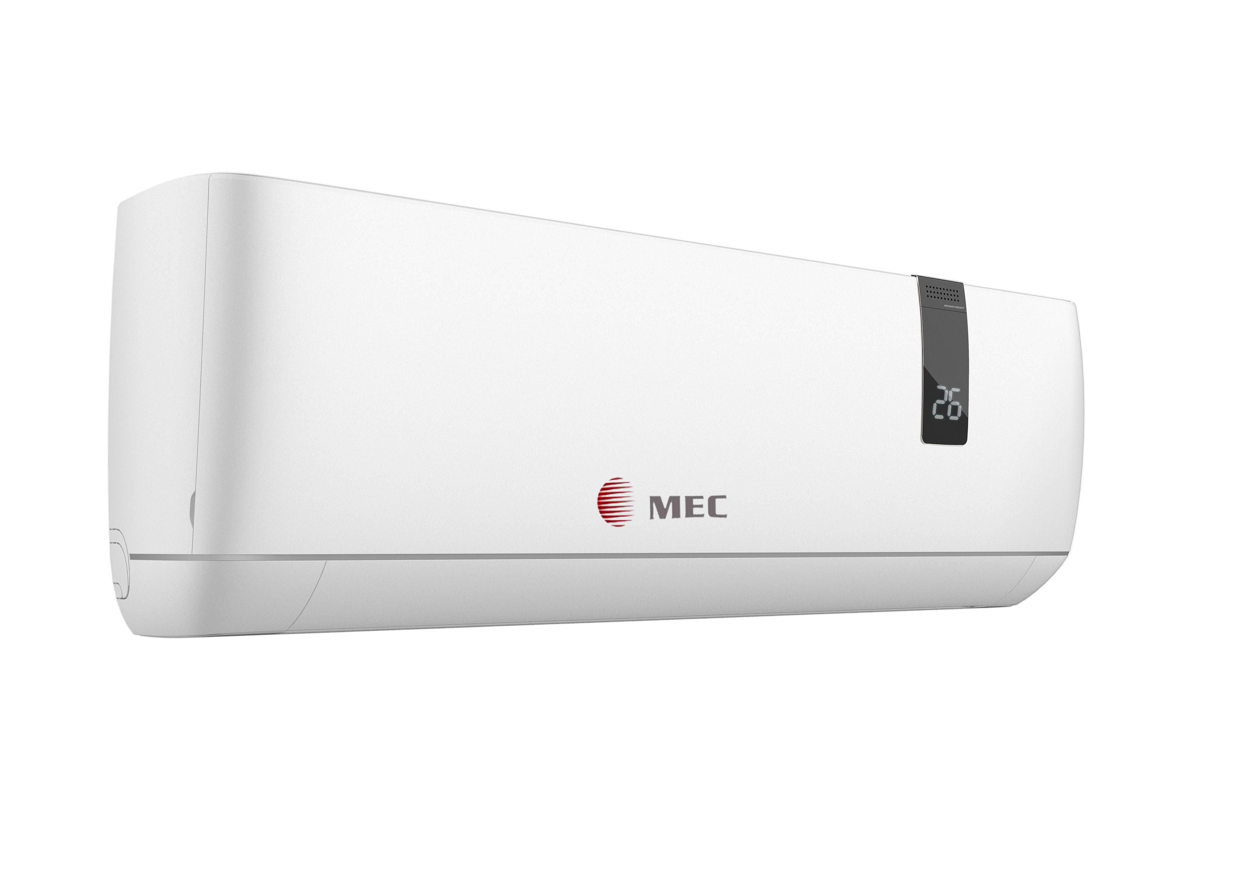 MEC Split Unit Air Condition, Cooling & Heating A++ Inverter, 1Ton, WiFi, 3Meter Pipe, White