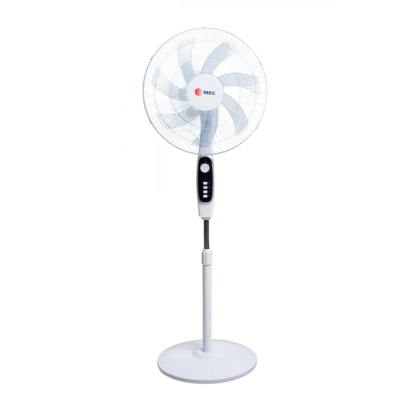 MEC Stand Fan, 18Inch, 3Speed, 5Blade's, White