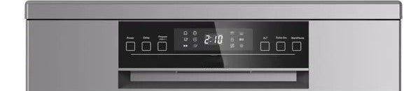 MEC Free Stand Dishwasher A+++, 15Sets, 3Spray, 3Racks, 8Programs, VDE Plug, Auto Door, Stainless Steel