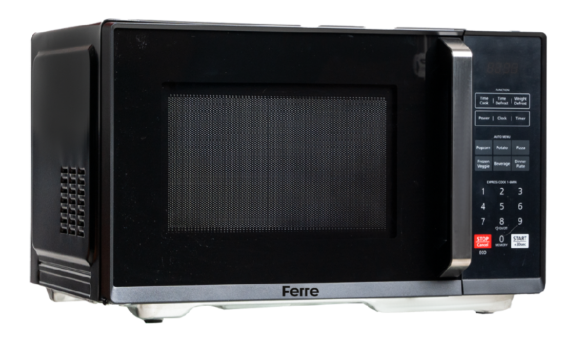 Ferre Microwave Finished Glass, 32Lit, Black