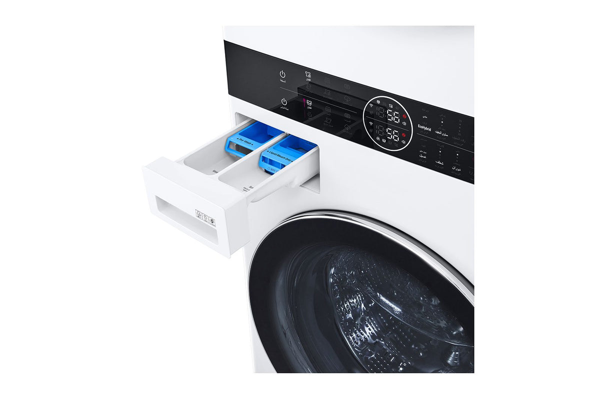 LG Front Load Washing Machine A+++, 17KG Wash & 16KG Dryer, 1100Rpm, White