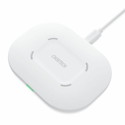 T550-F/Choetech  15W Fast Wireless Charging Pad white CHARGER / White / WIRELESS