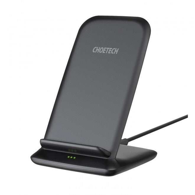 T555-F/Choetech 15W Fast Wireless Charging Stand              Black CHARGER / Black / WIRELESS