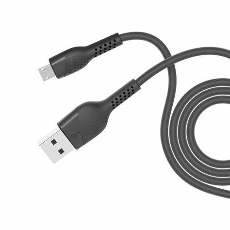 PD-M12-BK/Porodo pvc cable micro 1.2M  USB-A to Micro 1.2m black Cable / Black / N/A