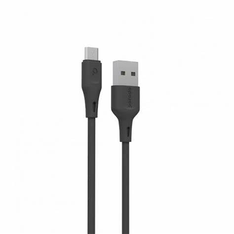 PD-M12-BK/Porodo pvc cable micro 1.2M  USB-A to Micro 1.2m black Cable / Black / N/A