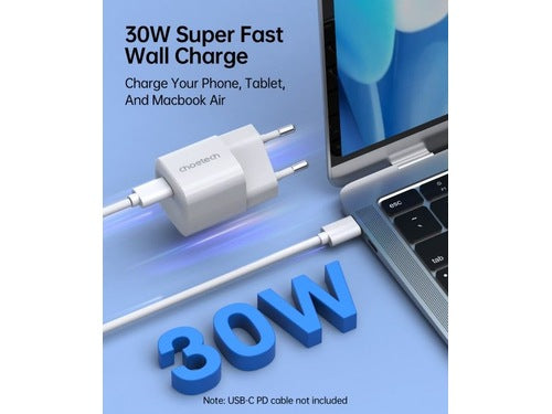 Choetech Pd30W Gan Tech Wall Charger Choetech Pd30W Gan Tech Wall Charger