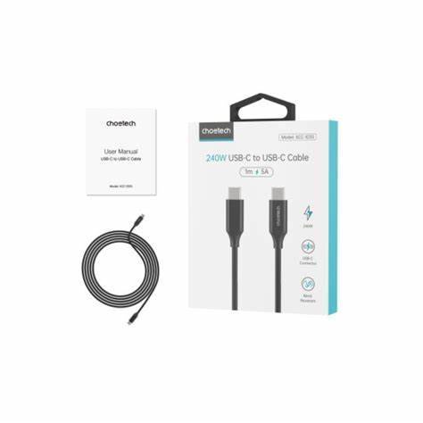 Choetech Pd3.1 240W Usb-C To Usb-C Cable 2M Choetech Pd3.1 240W Usb-C To Usb-C Cable 2M
