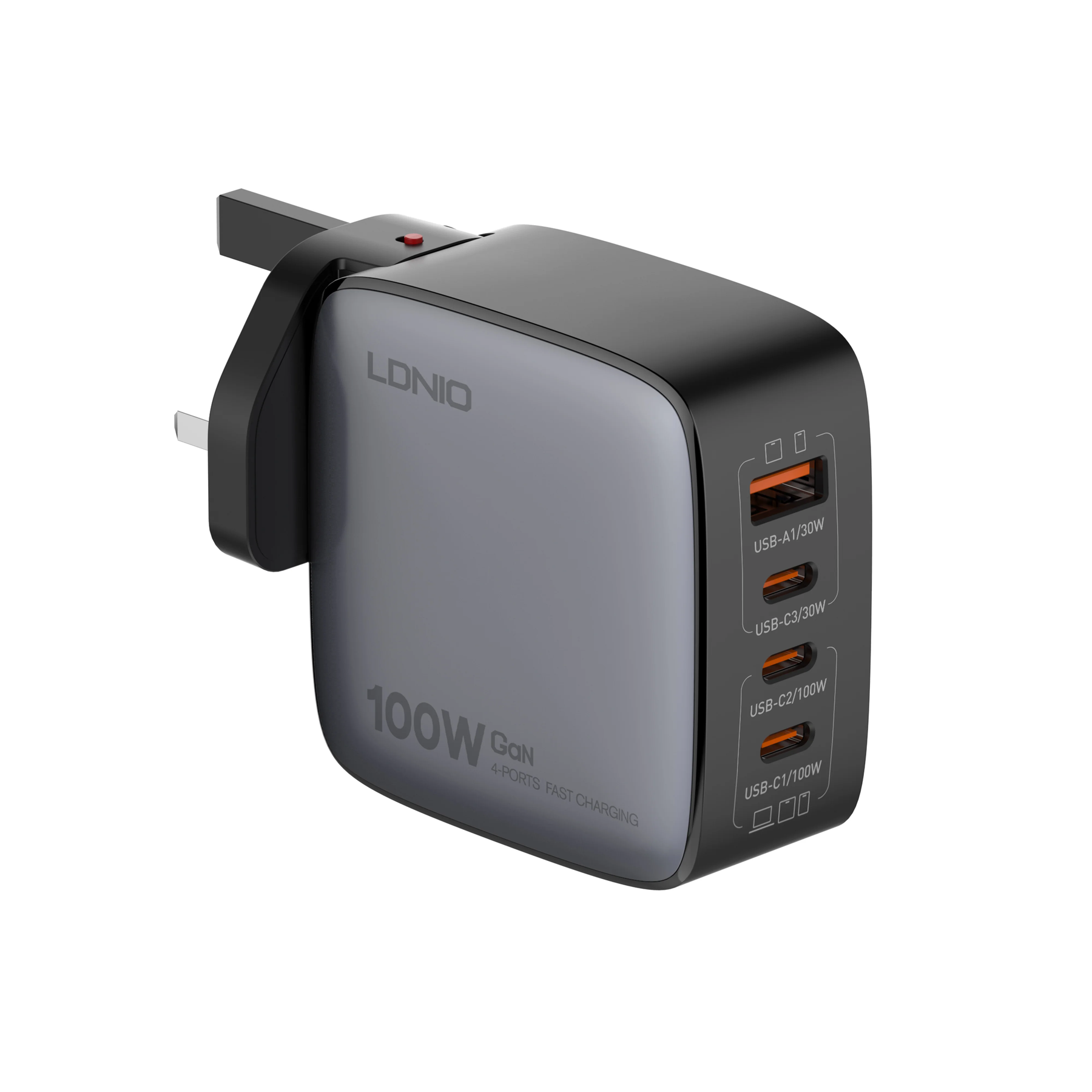 Ldnio Super Fast Charger, 100Watts, White Ldnio Super Fast Charger, 100Watts, White