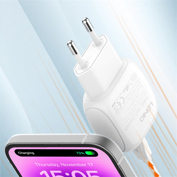 Ldnio Fast Charger PD, 30Watts, White Ldnio Fast Charger PD, 30Watts, White