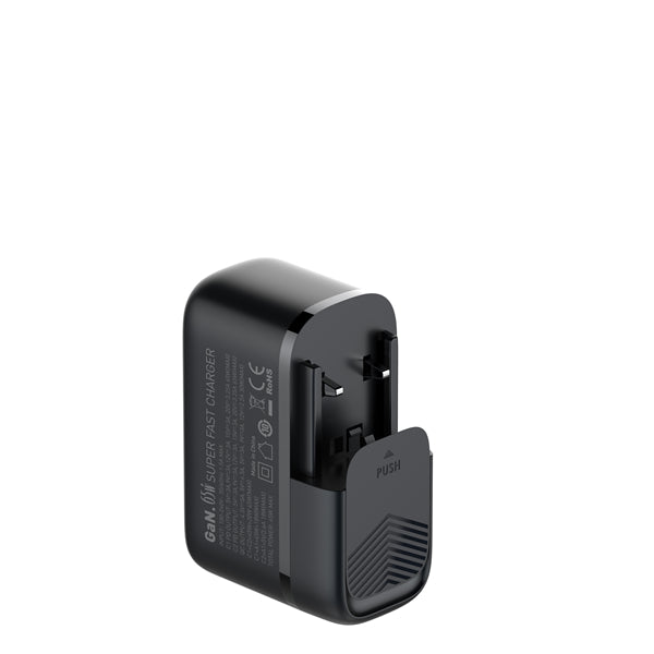 Ldnio Fast Charging Protocols, 60Watts, Black Ldnio Fast Charging Protocols, 60Watts, Black