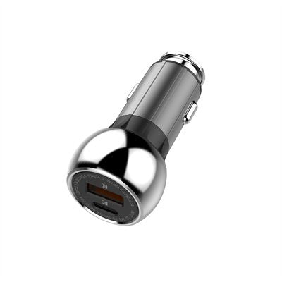 Ldnio Fast Car Charger PD & QC3.0, Grey