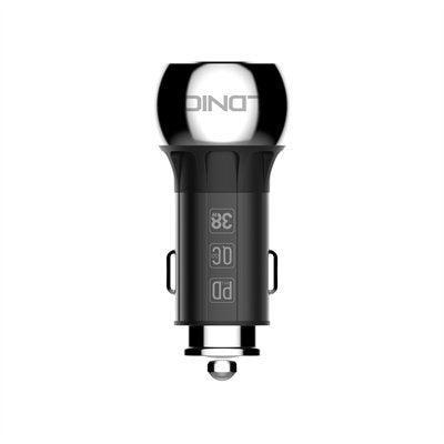 Ldnio Fast Car Charger PD & QC3.0, Grey