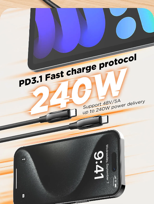 Ldnio  Fast Charher Protocol, 240Watts, Black