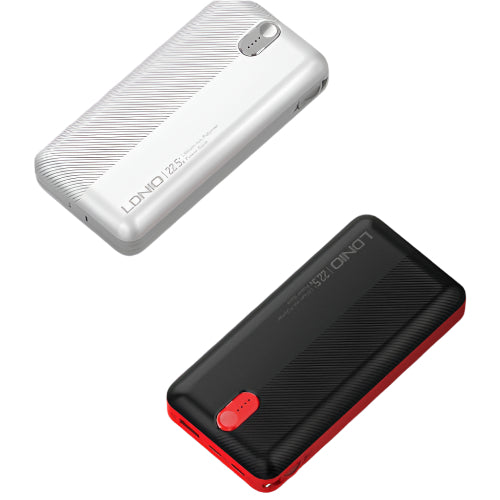 Ldnio Power bank 74Watts, 20000Mah, White & Red