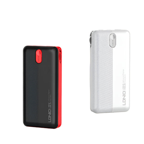 Ldnio Power bank 74Watts, 20000Mah, White & Red