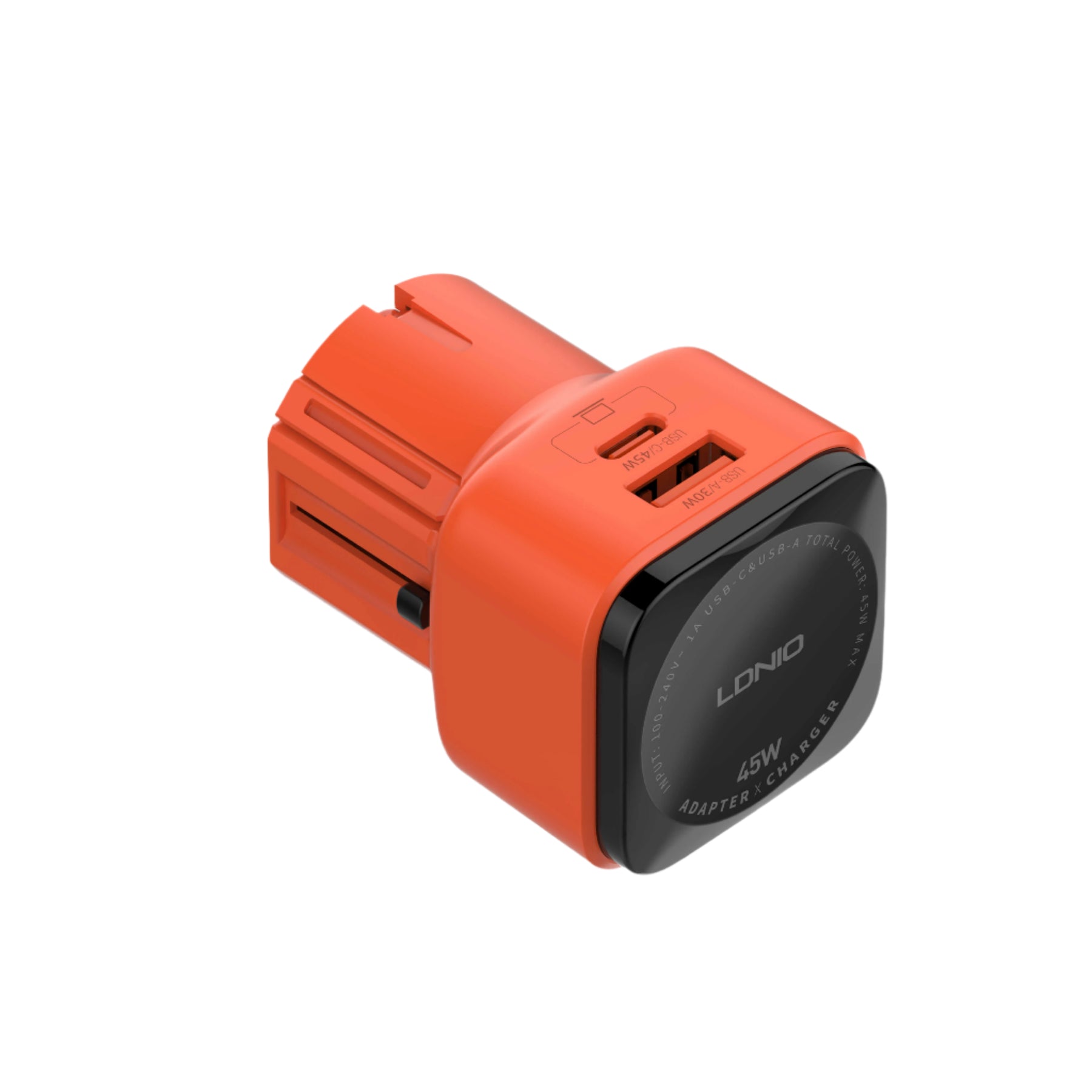 Ldnio GaN45W -All-in-one Adapter-Orange Ldnio GaN45W -All-in-one Adapter-Orange