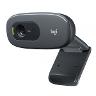 C270/Logitech Webcam - C270/Max Resolution: 720p/30fps Camera mega pixel: 0.9 Built-in mic: Mono CAMERAS / Black / 720p/30fps