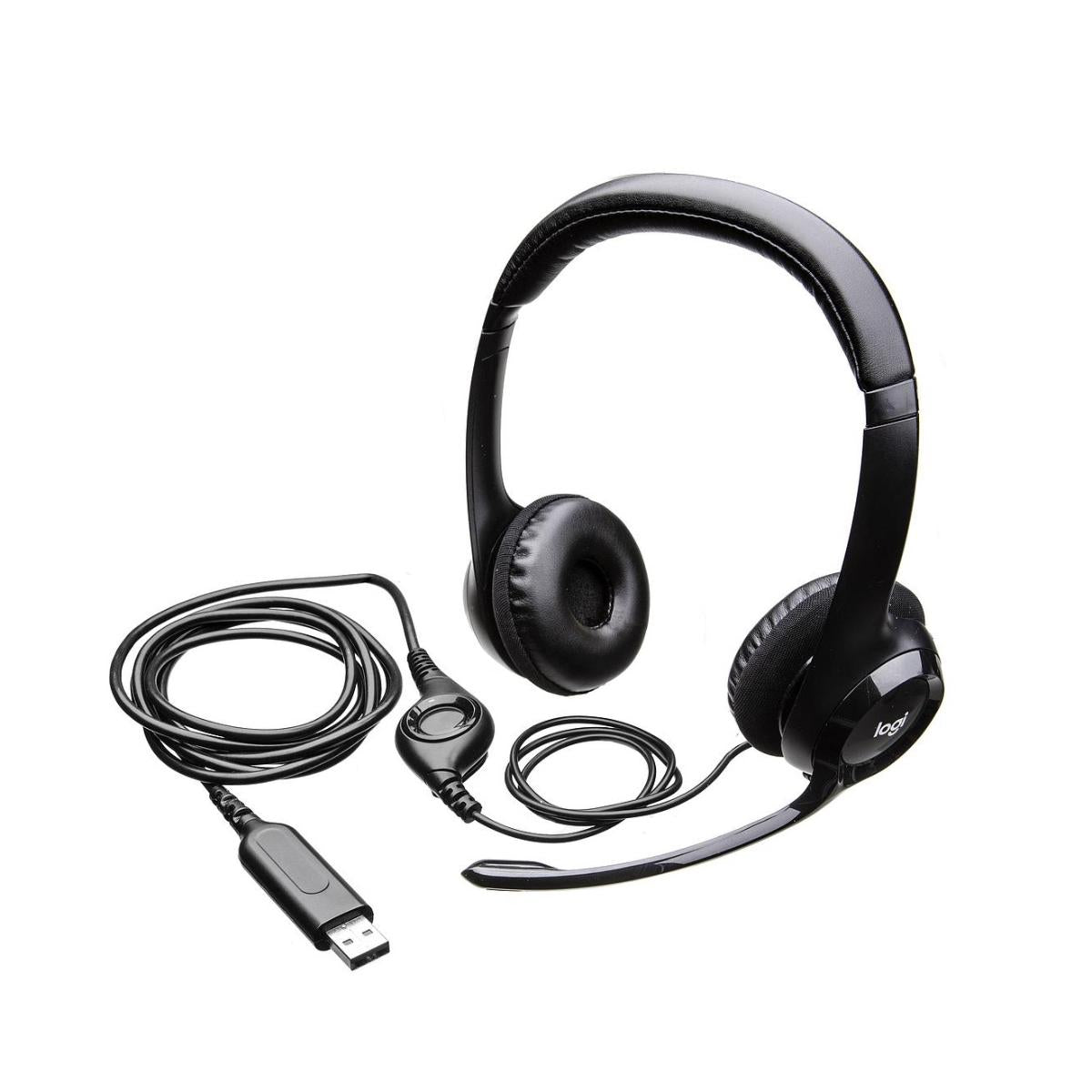 H390/Logitech  Mic Computer Headset - H390/Microphone Type: Bi-directional Input Impedance: 32 Ohm HEADPHONE / Black / Wired