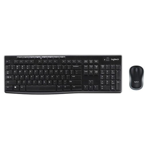 MK270/Logitech   Wireless Keyboard and Mouse Combo  - MK270/Wireless range: 10 m2 AAA batteries Alka Keyboard / Black / WIRELESS