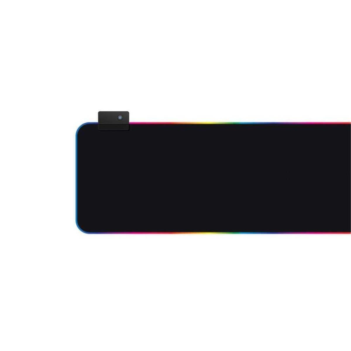 PDX112-BK/Porodo Gaming RGB Mousepad  black Micro-Textured Surface For Control And Speed Size: 36 x MOUSE / Black / N/A