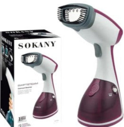 Sokany Hand Steam, 1200Watts, White & Red