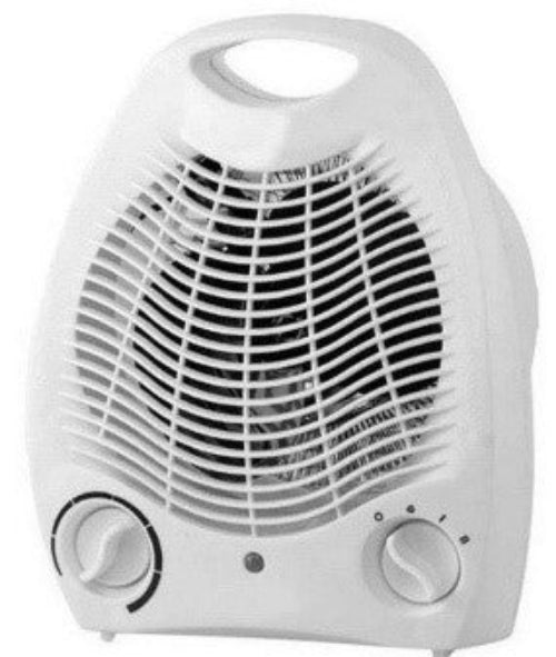 Spark Fan Heater, Moving Head, 2000 Watts, White Spark Fan Heater, Moving Head, 2000 Watts, White