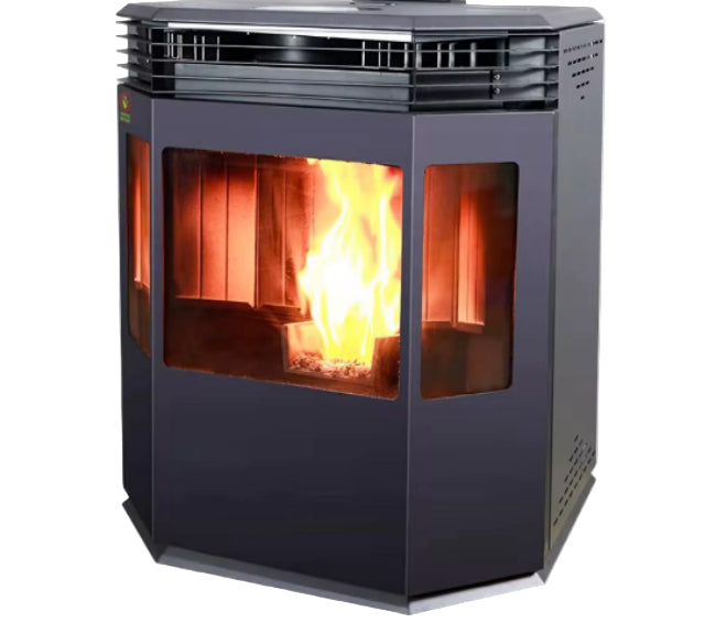 Olmar Gas Heating, Thermal Fan, 3 Burners, Black