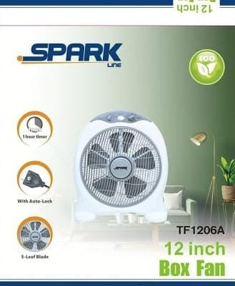 TF1206A / spark line Box Fan 12'' 45w WHITE / BOX