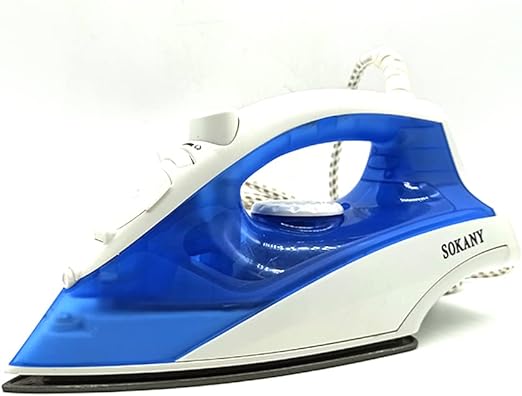 ES-138A /  Sokany Steam Iron Dry Ironing Spray Function STEAM IRON / 1400 WATTS