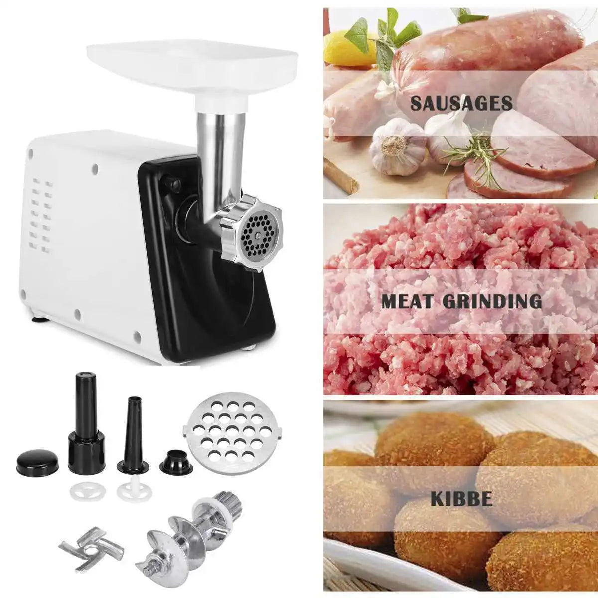 Sokany Meat Grinder, 2500Watts, White