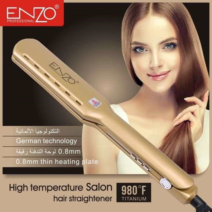 EN-3337 /  ENZO HAIR   STRAIGHTENER ceramic  Titanium STRAIGHTENER / 55 WATTS