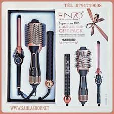 Enzo Set(Hot Air Brush +Straightener +Curler )