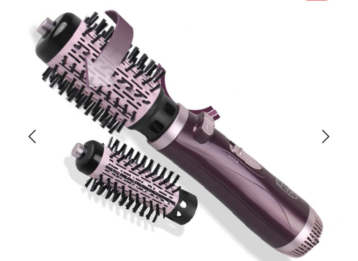 Rotating Hot Air Brush Brosse chauffante rotative 1000 Watts, pink