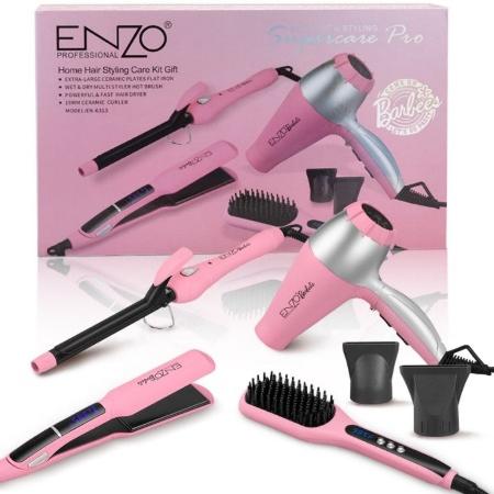 Enzo Hair Dryer 4 in 1, Pink