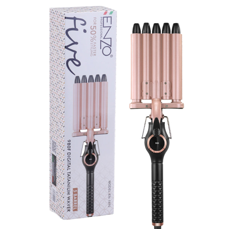 Enzo Hair Curly, 750Watts, Titanium Brown