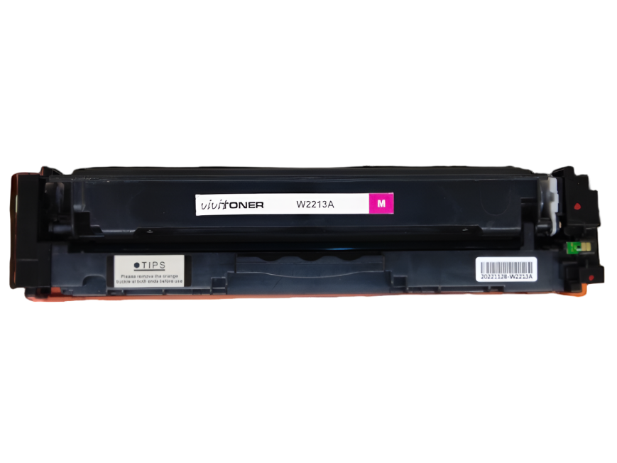 Vivit Ink Toner W2213A 207A & 206, Magenta with Chip