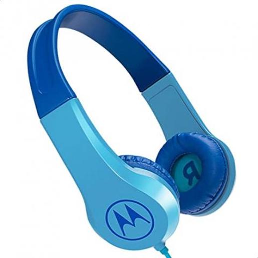 VE-201415/Motorola Squads 200 - Blue - In-Line Mic Wired Headphone - - - - Wired Headphone Safe Volu Motorola / Blue