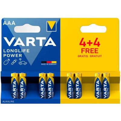 بطاريات Varta حجم AAA+، عبوة من 8 و4 بطاريات